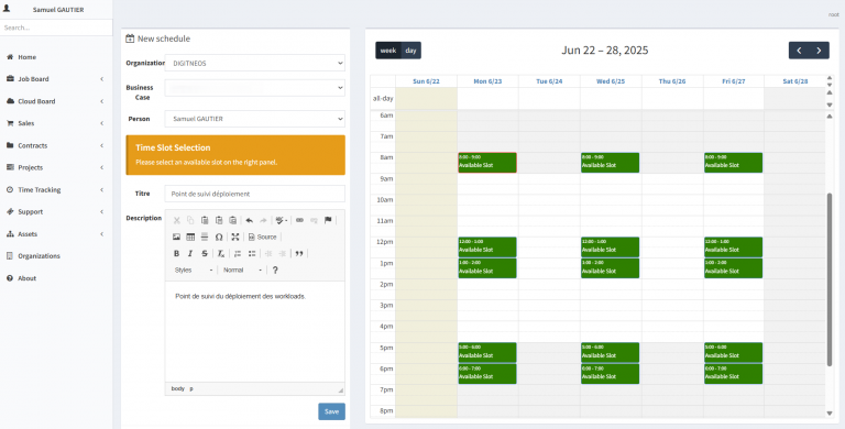 booking